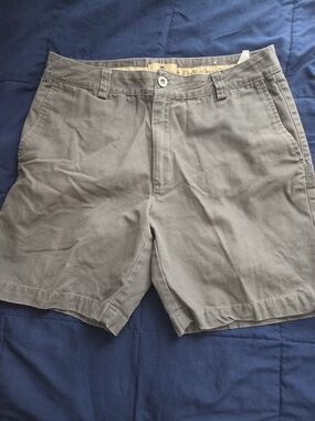 Men's Flat-Front Chino Shorts in Olive